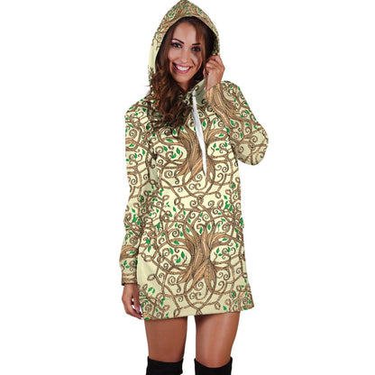 Celtic Tree of Life Women Hoodie Dress