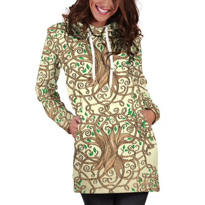 Celtic Tree of Life Women Hoodie Dress