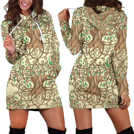 Celtic Tree of Life Women Hoodie Dress