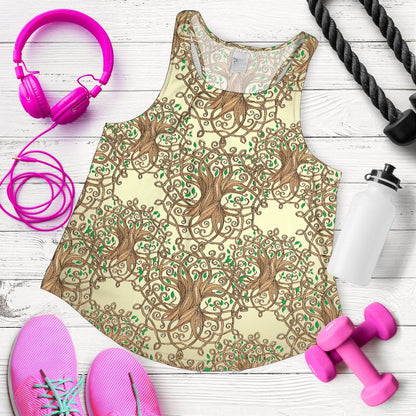Celtic Tree of life Women Racerback Tank Top