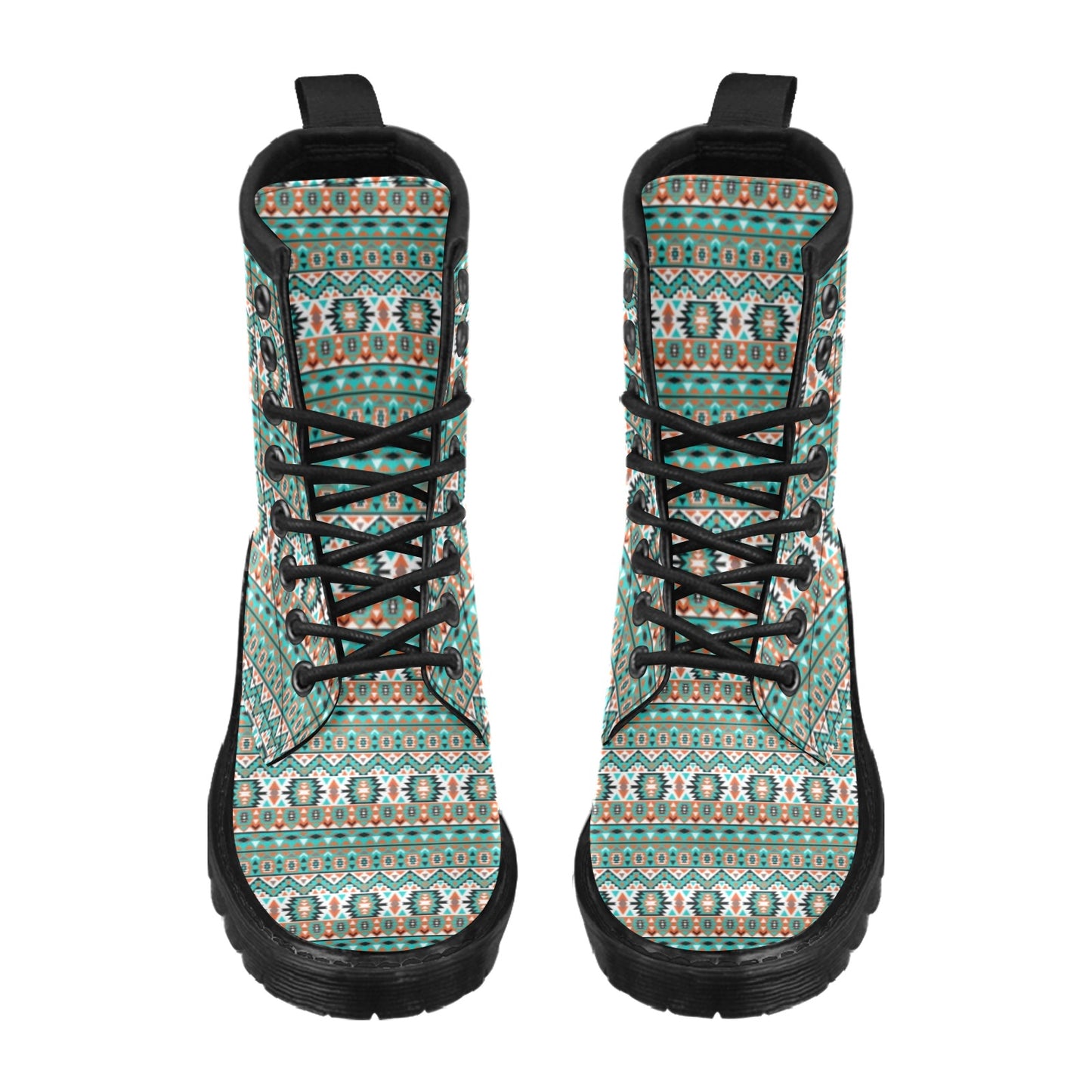 Indian Navajo Ethnic Themed Design Print Women's Boots