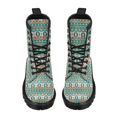 Indian Navajo Ethnic Themed Design Print Women's Boots