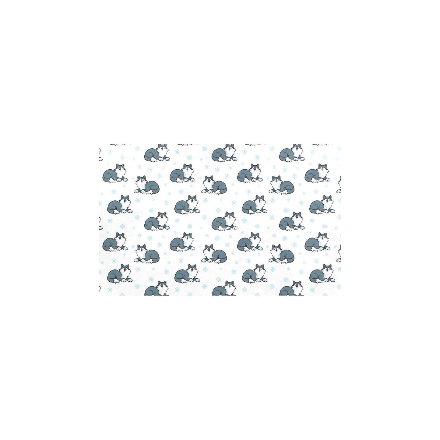 Alaskan Malamute Pattern Print Design 03 Kitchen Mat