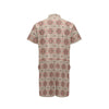 Calendar Aztec Print Pattern Men's Romper