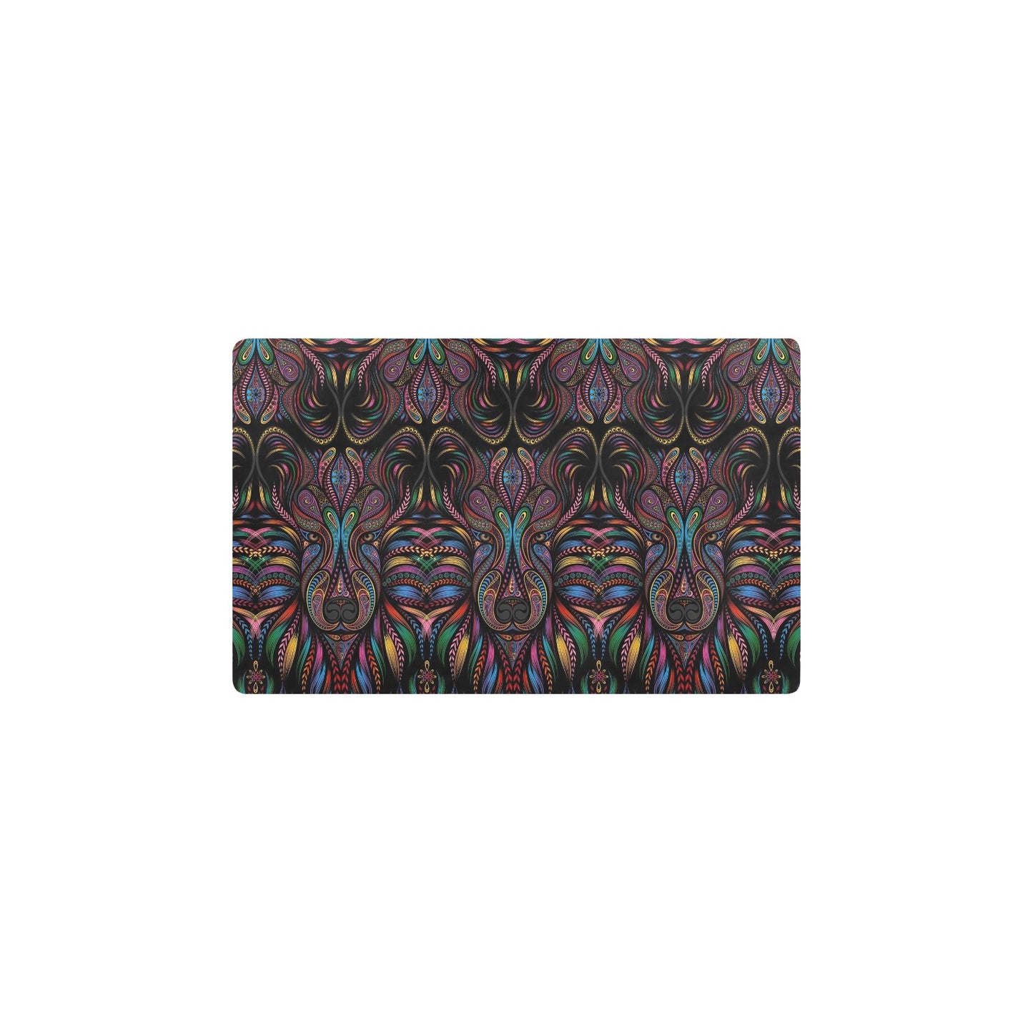 Colorful Art Wolf Kitchen Mat