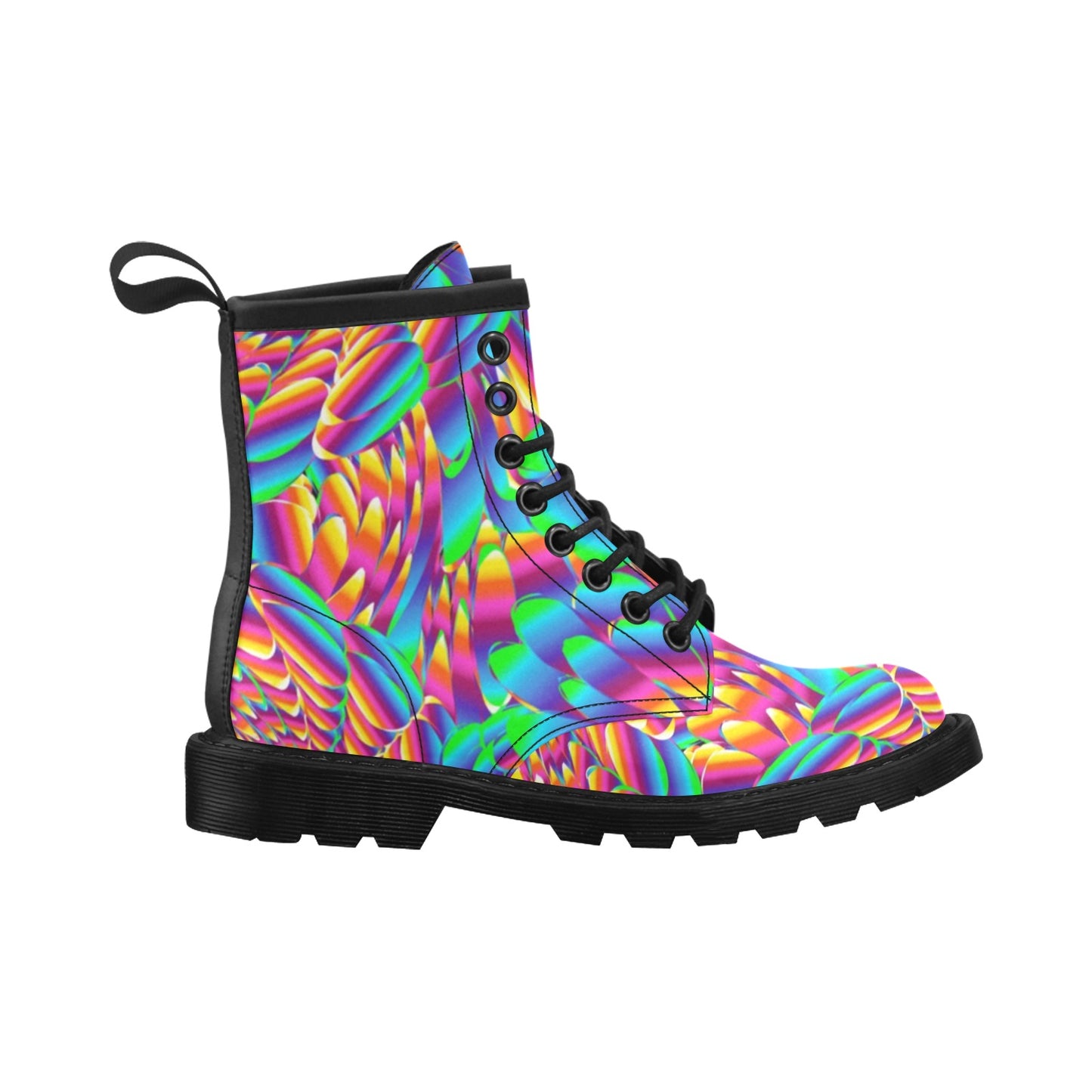 Psychedelic Trippy Pattern Women's Boots