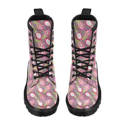 Dragonfruit Pattern Print Design DF03 Women's Boots