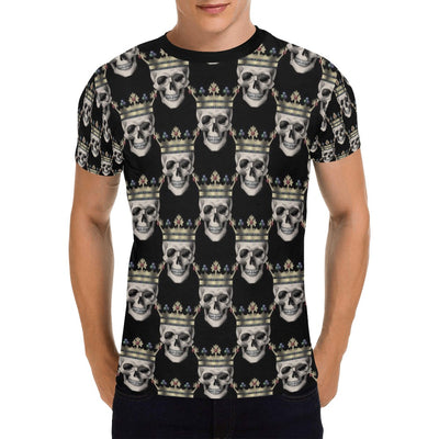 Skull King Print Design LKS3010 Men's All Over Print T-shirt