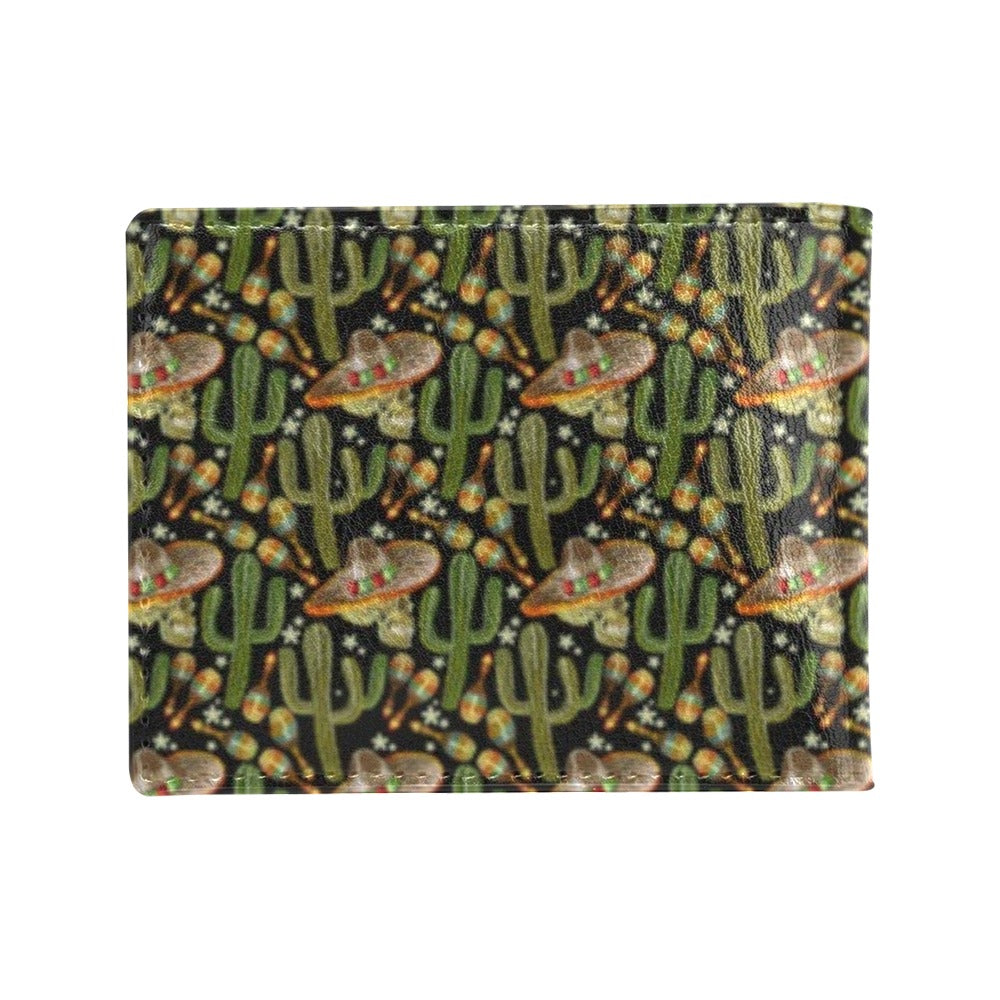 Western Style Print Men's ID Card Wallet