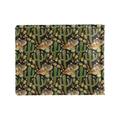 Western Style Print Men's ID Card Wallet
