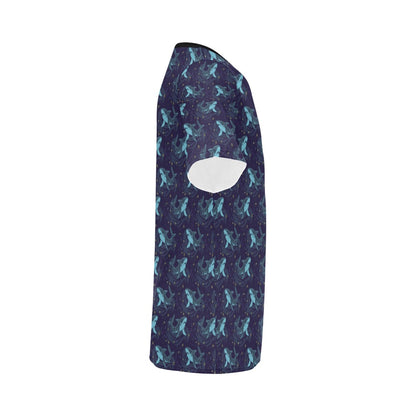 Shark Print Design LKS306 Men's All Over Print T-shirt