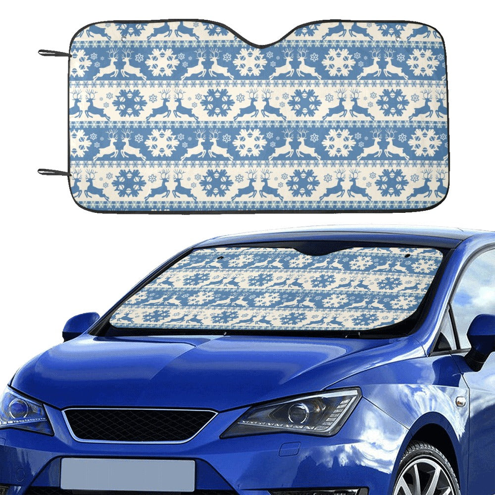 Reindeer Print Design LKS401 Car front Windshield Sun Shade