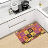 African Pattern Print Design 02 Kitchen Mat