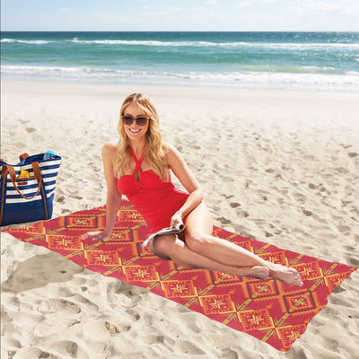 Southwest Pattern Print Design LKS305 Beach Towel 32" x 71"