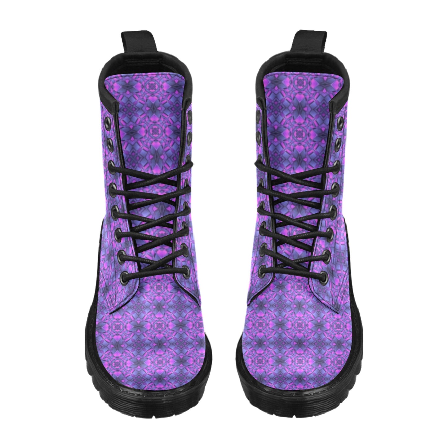 kaleidoscope Pattern Print Design Women's Boots