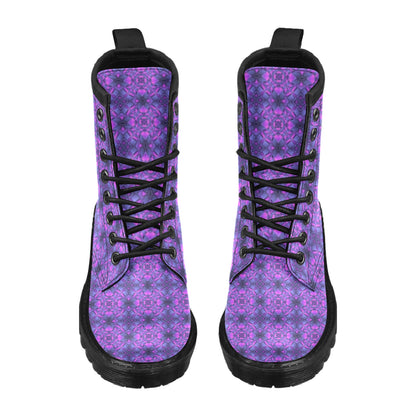 kaleidoscope Pattern Print Design Women's Boots