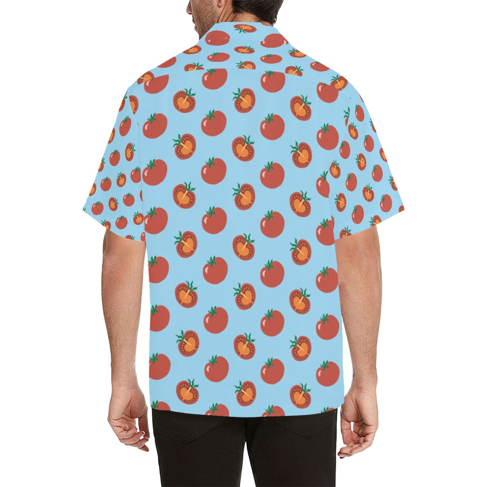 Tomato Print Design LKS304 Men's Hawaiian Shirt