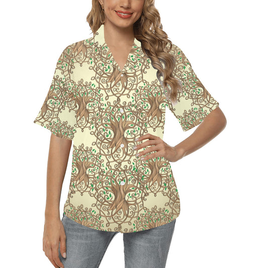 Celtic Tree of life Women's Hawaiian Shirt