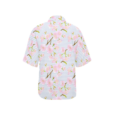 Pink Cherry Blossom Sakura Women's Hawaiian Shirt