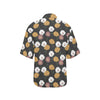 Daisy Pattern Print Design DS04 Women's Hawaiian Shirt