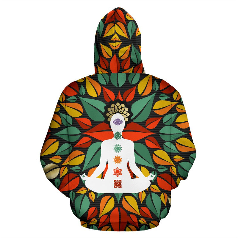 Chakra Yoga All Over Print Hoodie