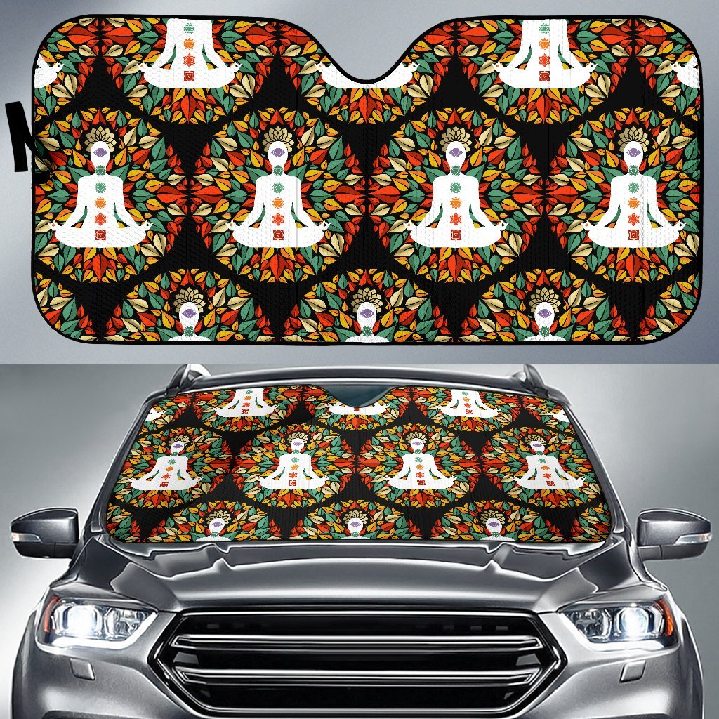 Chakra Yoga Car Sun Shade-JorJune