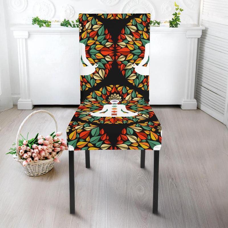 Chakra Yoga Dining Chair Slipcover-JORJUNE.COM