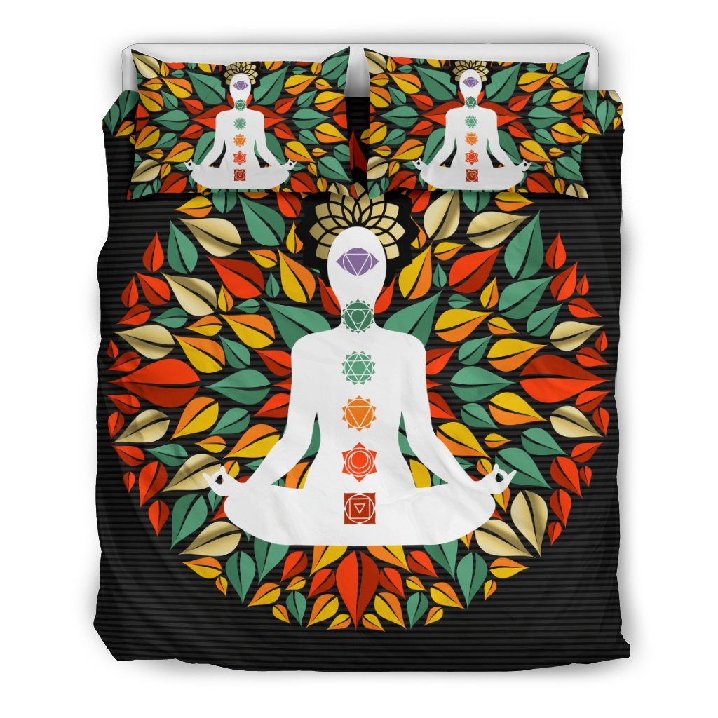 Chakra Yoga Duvet Cover Bedding Set