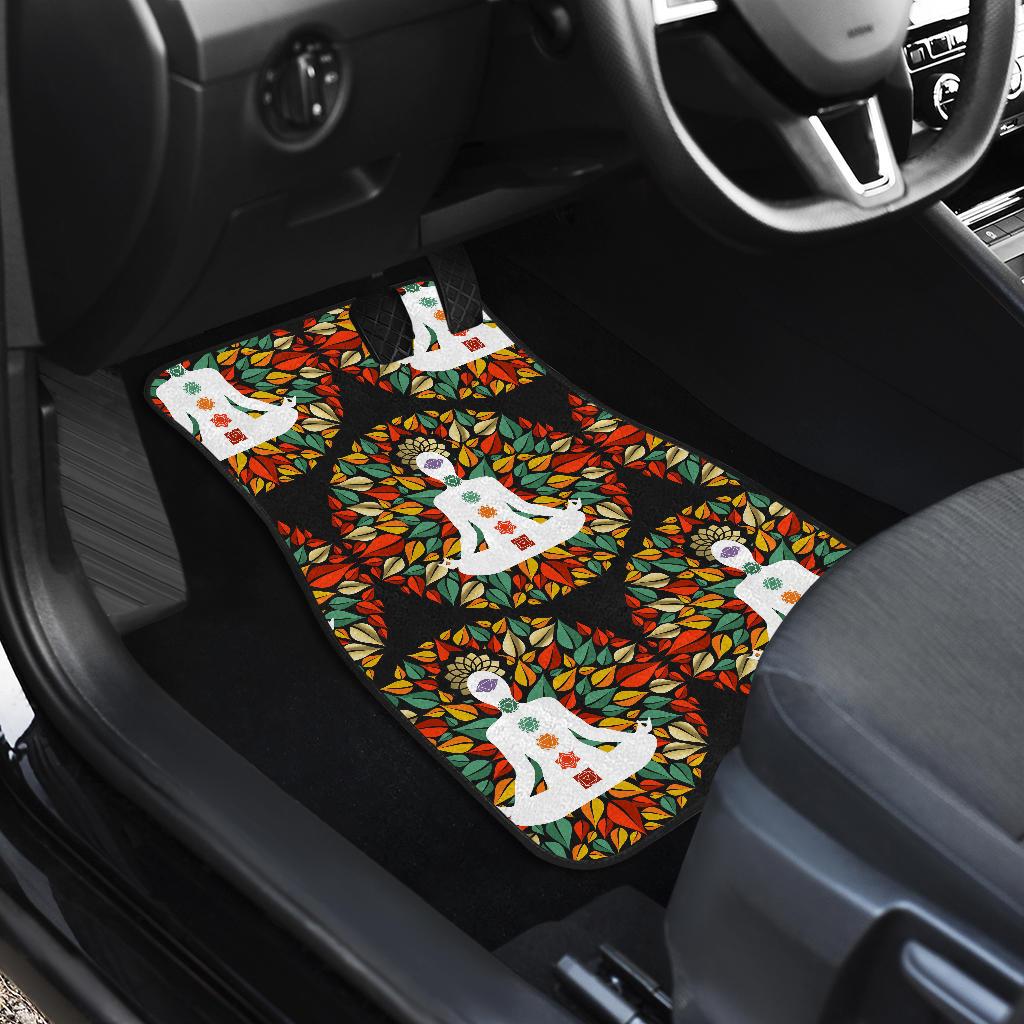 Chakra Yoga Front and Back Car Floor Mats