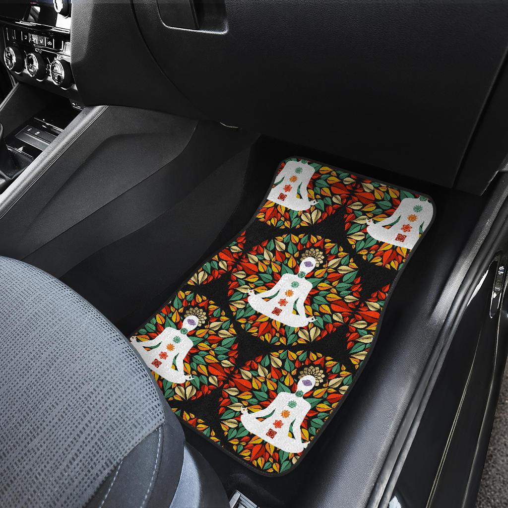 Chakra Yoga Front and Back Car Floor Mats