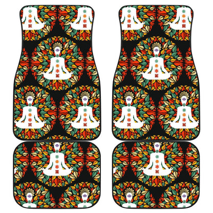 Chakra Yoga Front and Back Car Floor Mats