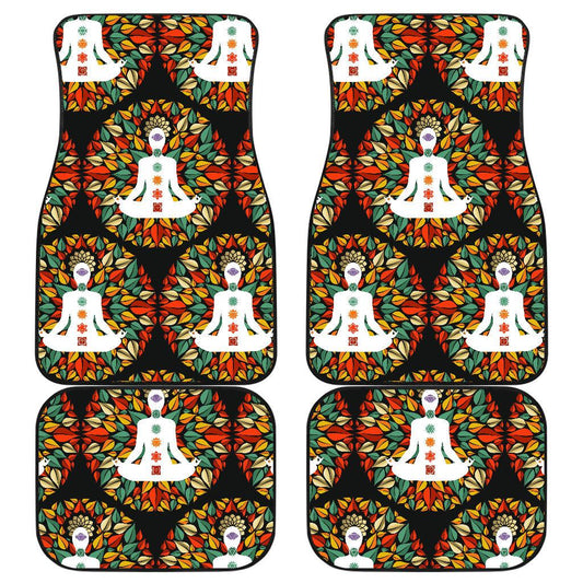 Chakra Yoga Front and Back Car Floor Mats