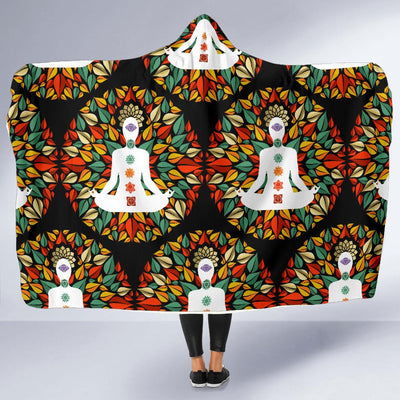 Chakra Yoga Hooded Blanket-JORJUNE.COM