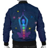 Chakra Yoga Mandala Men Casual Bomber Jacket