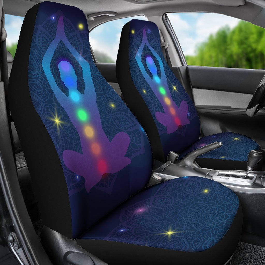 Chakra Yoga Mandala Universal Fit Car Seat Covers