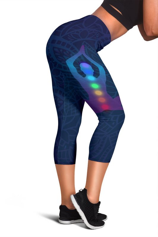 Chakra Yoga Mandala Women Capris