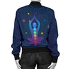 Chakra Yoga Mandala Women Casual Bomber Jacket