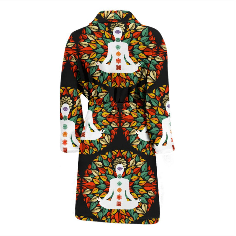 Chakra Yoga Men Bath Robe