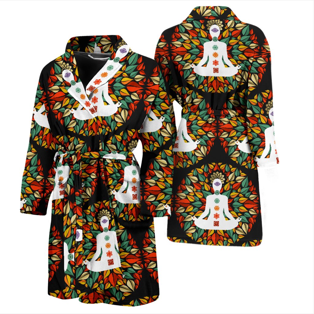 Chakra Yoga Men Bath Robe