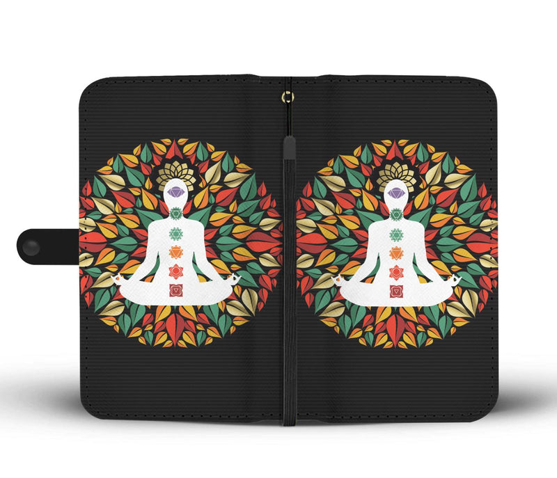 Chakra Yoga Wallet Phone Case