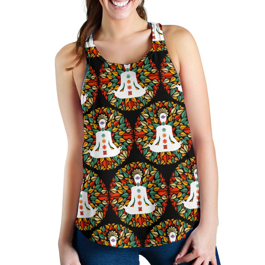 Chakra Yoga Women Racerback Tank Top
