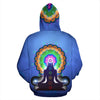 Chakra Zen Yoga All Over Zip Up Hoodie