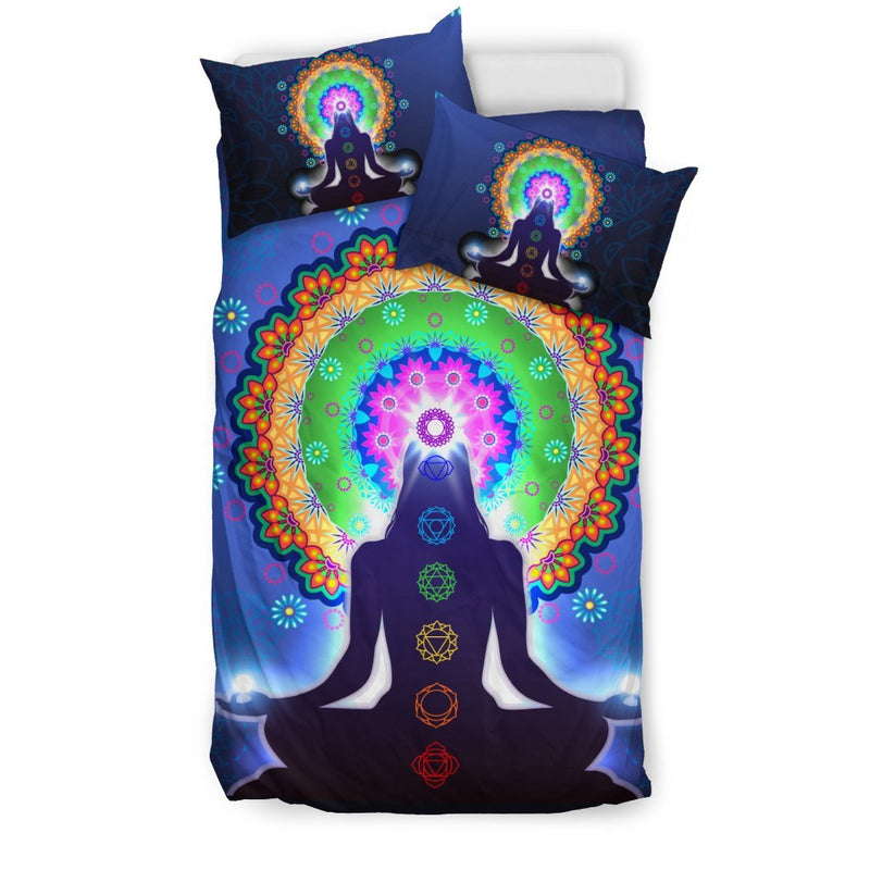 Chakra Zen Yoga Duvet Cover Bedding Set