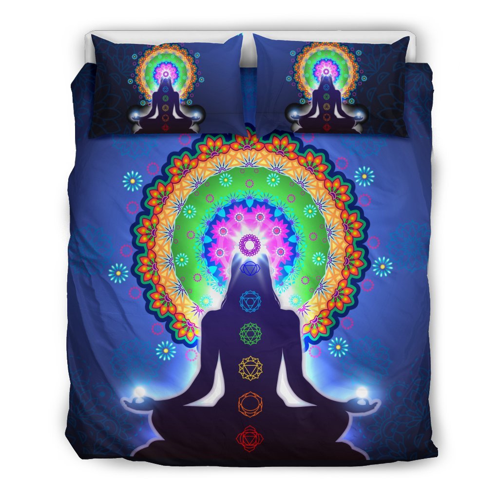 Chakra Zen Yoga Duvet Cover Bedding Set