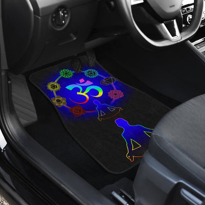 Chakra Zen Yoga OM Car Floor Mats