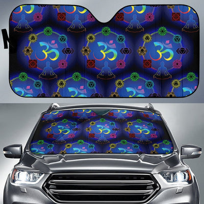 Chakra Zen Yoga OM Car Sun Shade-JorJune