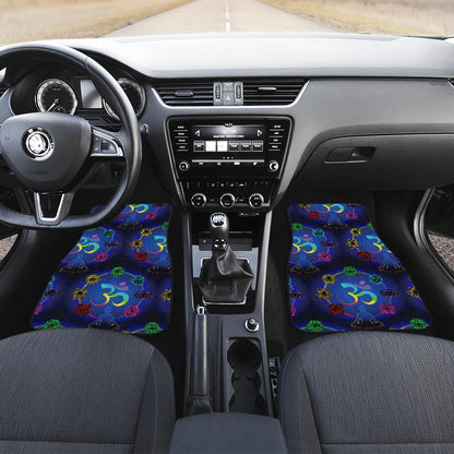 Chakra Zen Yoga OM Front and Back Car Floor Mats