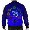 Chakra Zen Yoga OM Men Casual Bomber Jacket