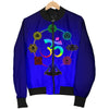 Chakra Zen Yoga OM Men Casual Bomber Jacket