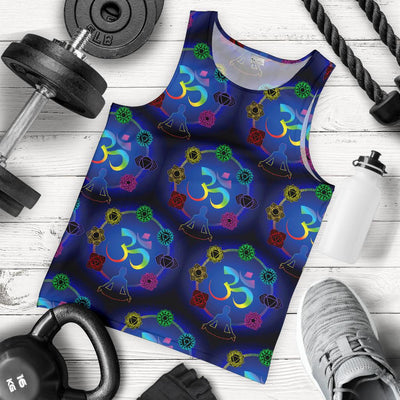 Chakra Zen Yoga OM Men Tank Top